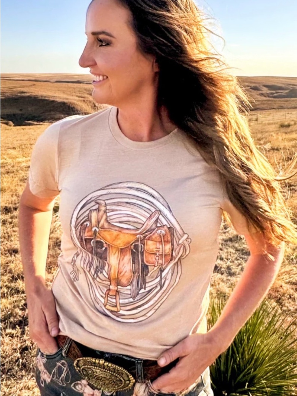 Saddle Room tee-large